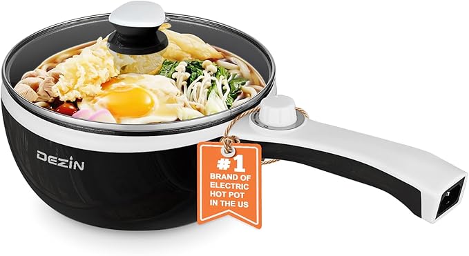 An electric pot mad by the company Dezin